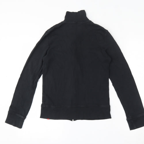 EDC Womens Black  100% Cotton Full Zip Sweatshirt Size L  Zip