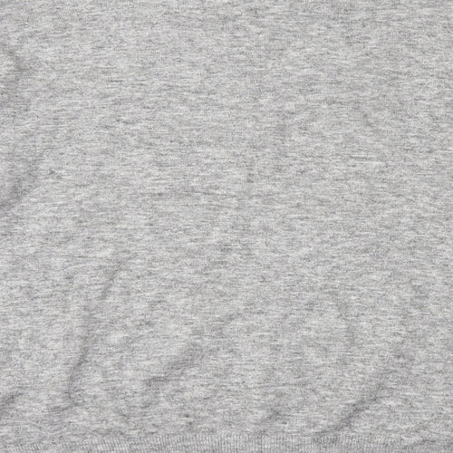 F&F Womens Grey Round Neck  Viscose Pullover Jumper Size 8