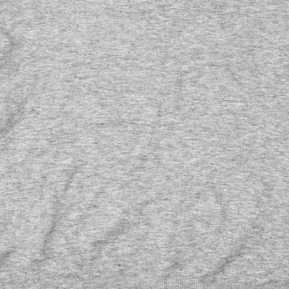 F&F Womens Grey Round Neck  Viscose Pullover Jumper Size 8