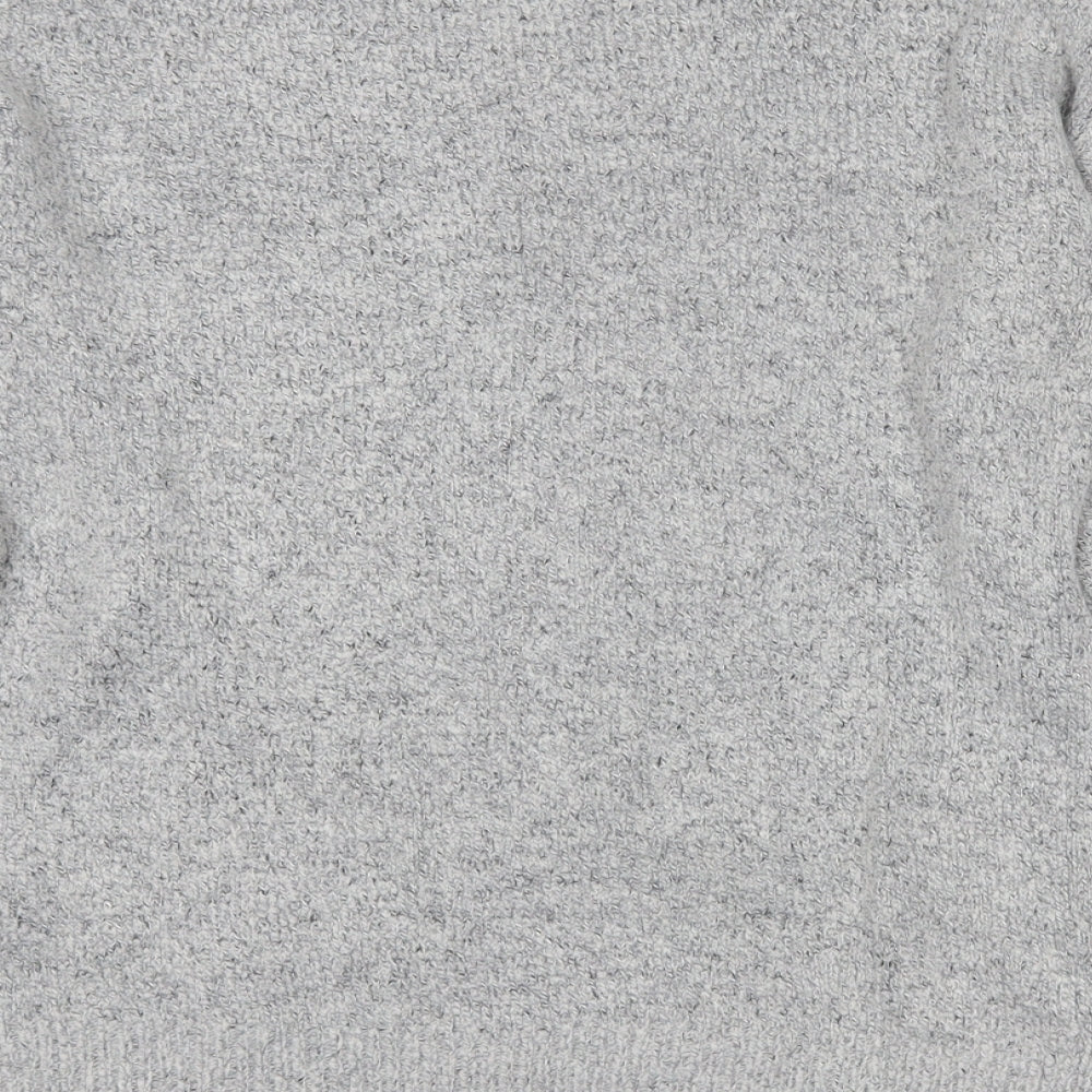 Atmosphere Womens Grey Round Neck  Acrylic Pullover Jumper Size 6   - Snowman