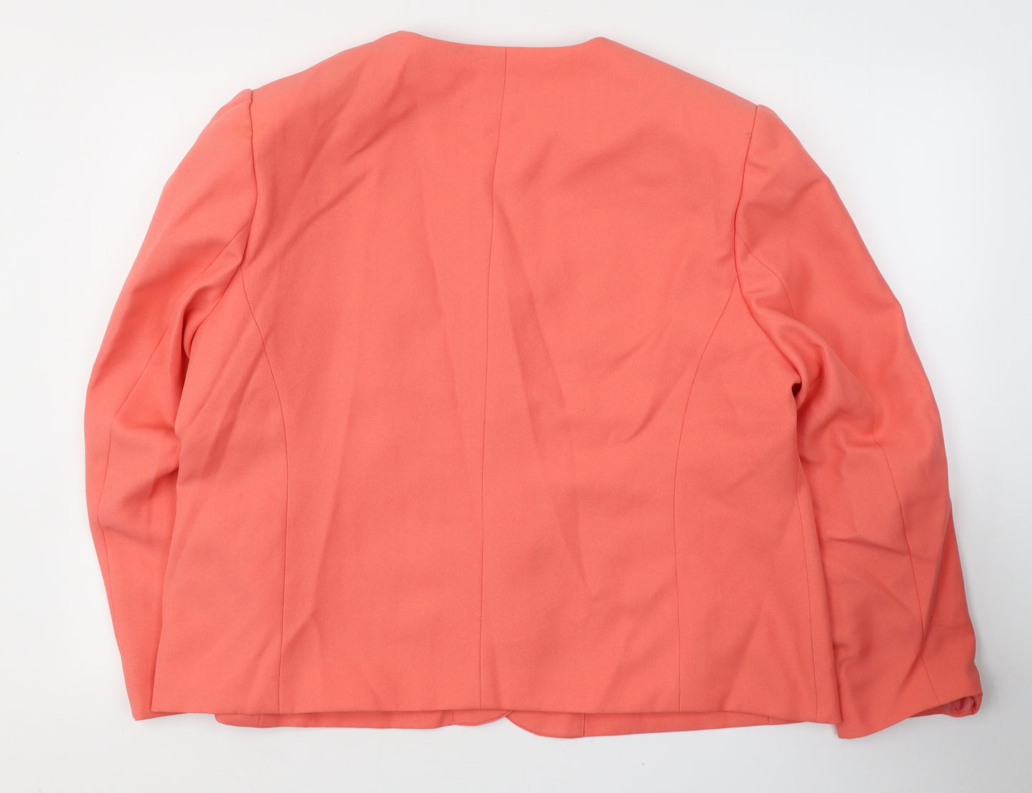 Definition Womens Pink   Jacket Blazer Size 22  Buckle