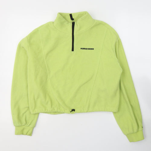 Divided by H&M Womens Green  Polyester Pullover Sweatshirt Size S  Pullover - Human being