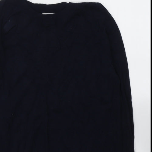 H&M Womens Blue  Viscose Jersey T-Shirt Size S Round Neck