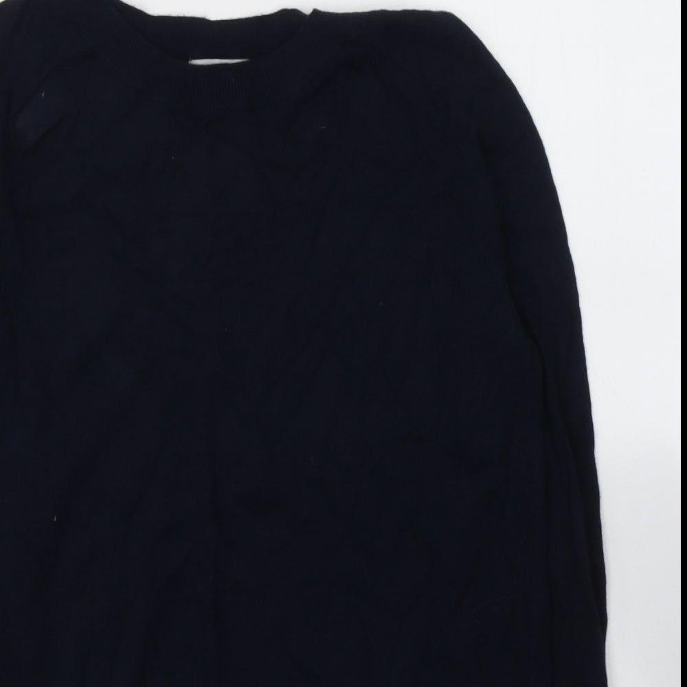 H&M Womens Blue  Viscose Jersey T-Shirt Size S Round Neck