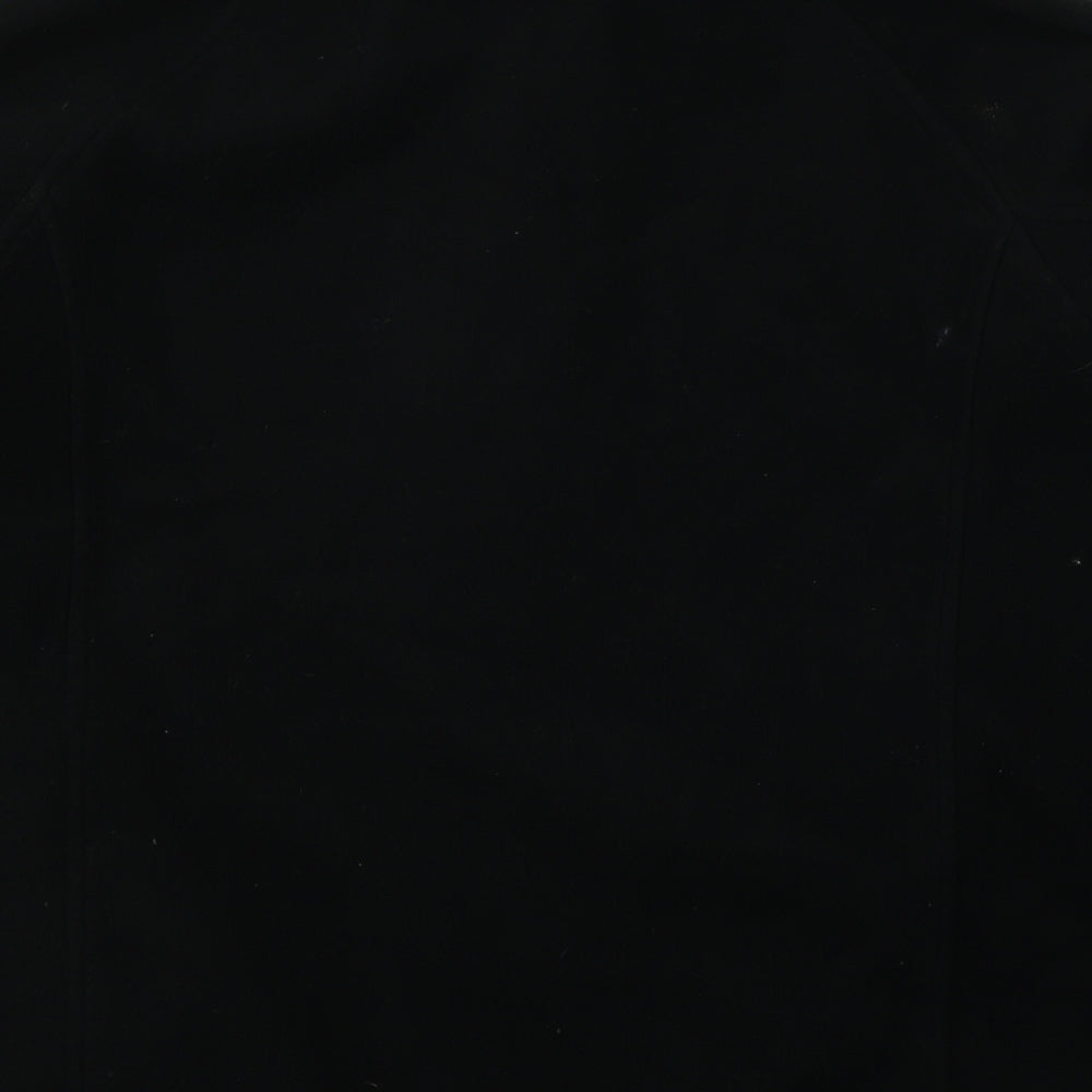 Marks and Spencer Womens Black  Polyester Full Zip Sweatshirt Size 18  Zip