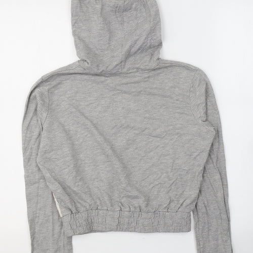 Selected Womens Grey  Cotton Pullover Hoodie Size 6  Pullover - Call me never