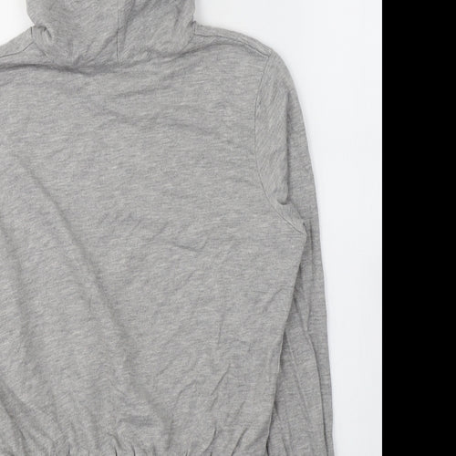 Selected Womens Grey  Cotton Pullover Hoodie Size 6  Pullover - Call me never
