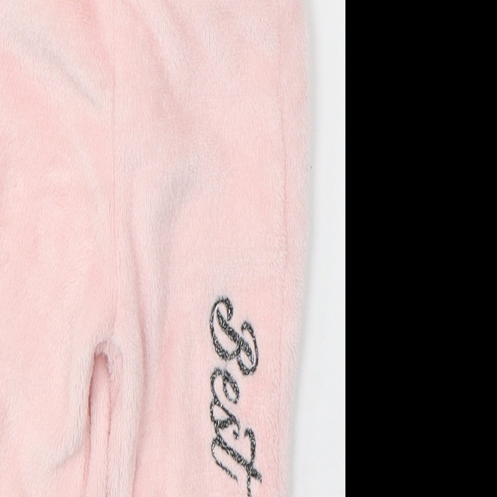 Disney Baby Girls Pink  Polyester Sweatpants Trousers Size 9-12 Months  Tie - Best Friends