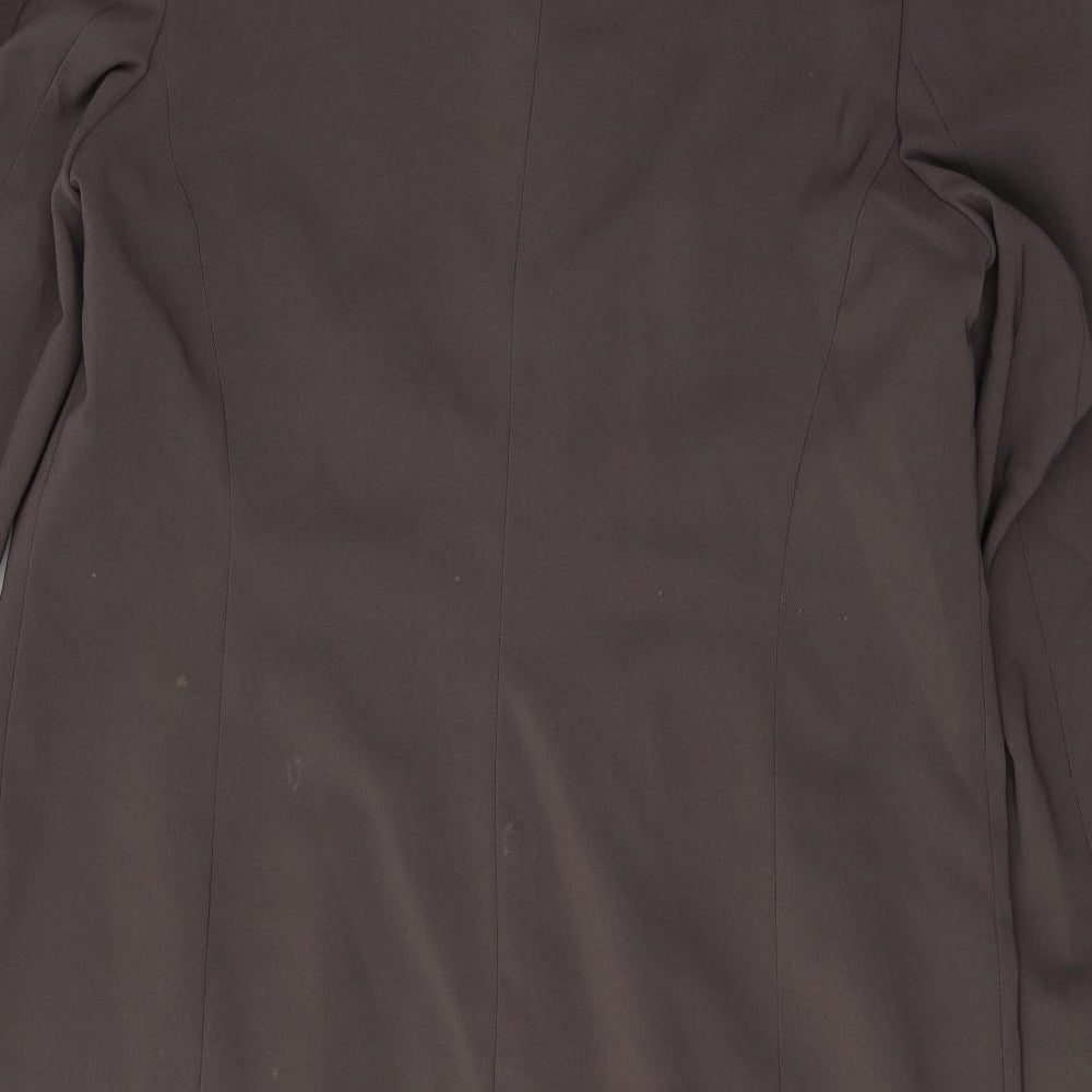 Etam Womens Brown   Overcoat Jacket Size 18  Buckle