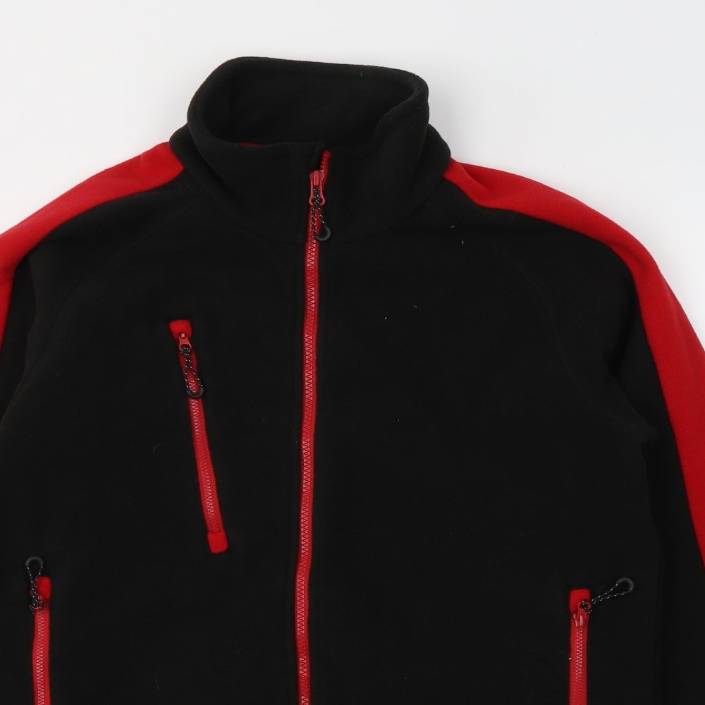 Regatta Mens Black  Polyester Full Zip Sweatshirt Size M