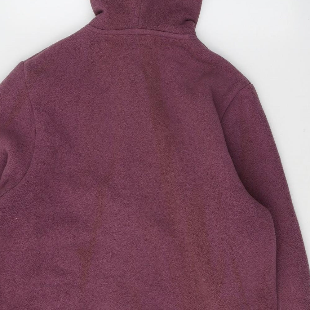 Classics Womens Purple   Overcoat Coat Size 16  Buckle