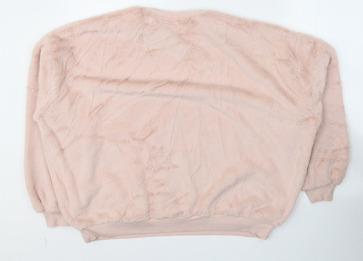 Pull&Bear Womens Pink  Cotton Pullover Sweatshirt Size S  Pullover