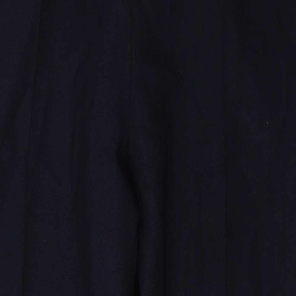 Marks and Spencer Womens Blue  Polyester Trousers  Size 18 L28 in Regular