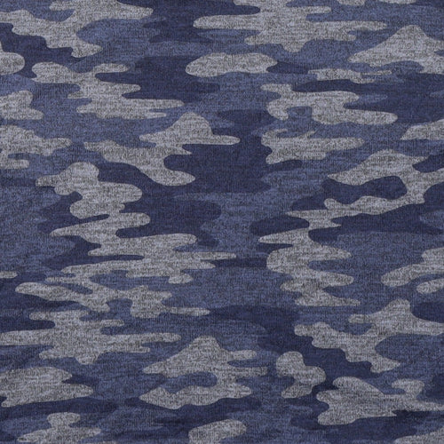 New Look Girls Blue Camouflage Polyester Basic Casual Size 14-15 Years Round Neck Pullover - Brooklyn 1997