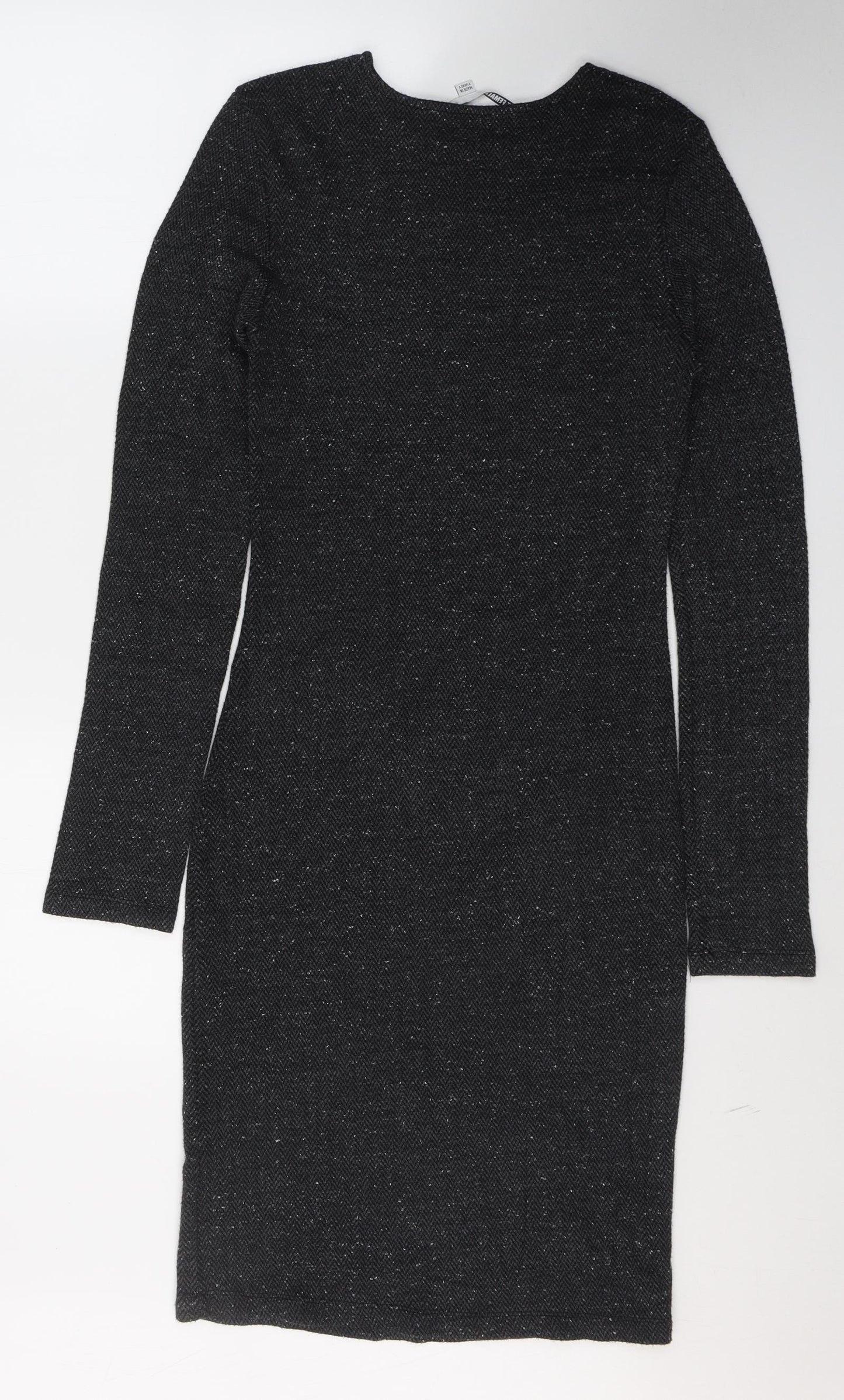 Just Female Womens Grey  Viscose A-Line  Size S  Round Neck Pullover