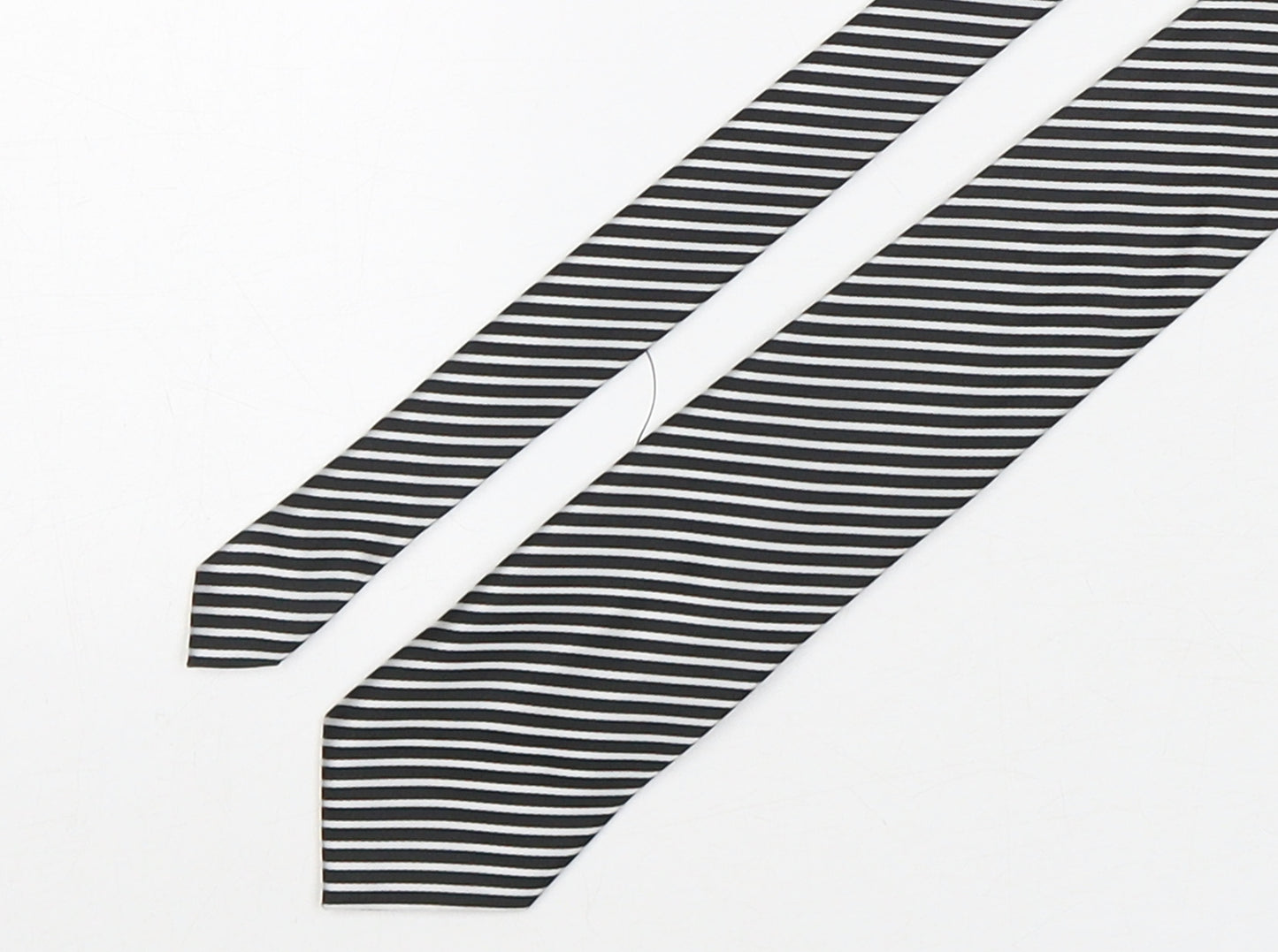 River Island  Mens Multicoloured Striped Polyester Pointed Tie One Size