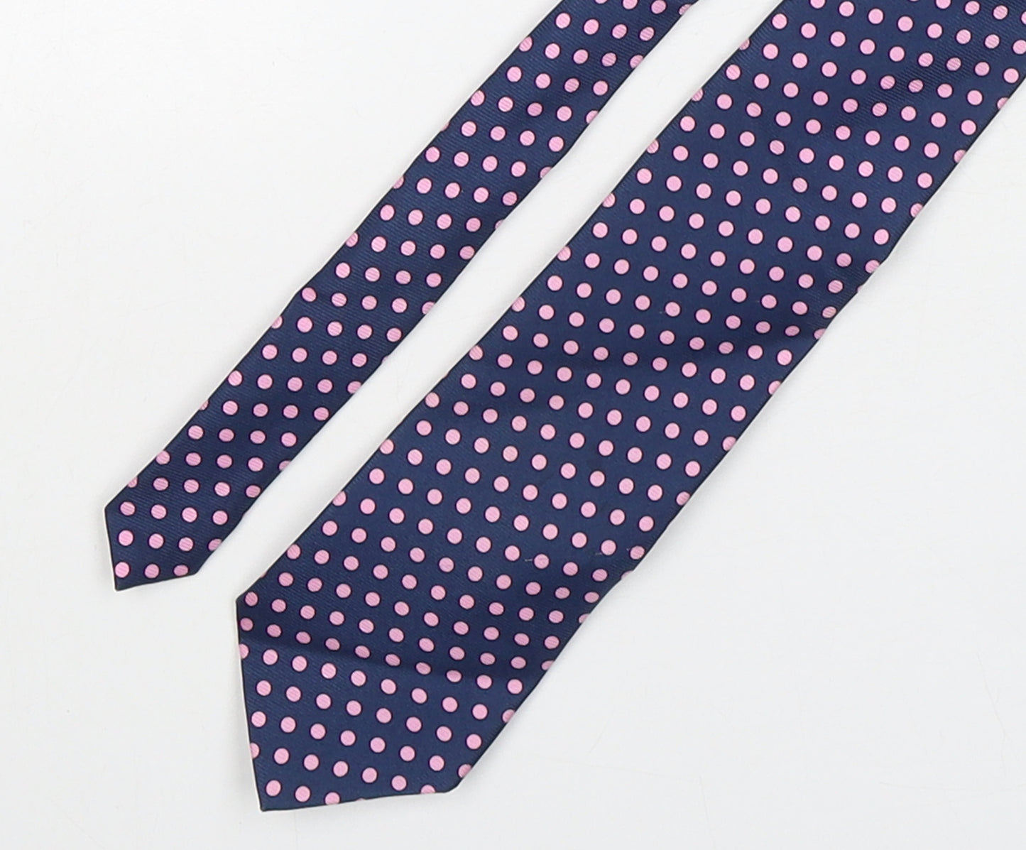 Marks and Spencer Mens Multicoloured Polka Dot Silk Pointed Tie One Size