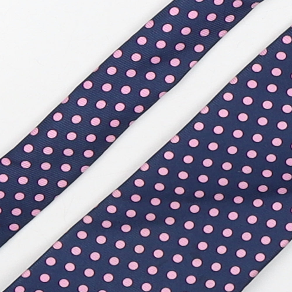 Marks and Spencer Mens Multicoloured Polka Dot Silk Pointed Tie One Size