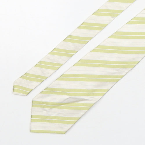Lorenzo Cana  Mens Multicoloured Striped Silk Pointed Tie One Size