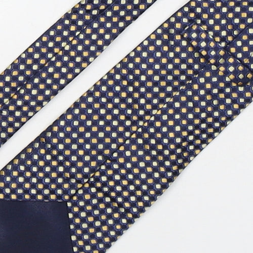 Marks and Spencer Mens Multicoloured Geometric Silk Pointed Tie One Size