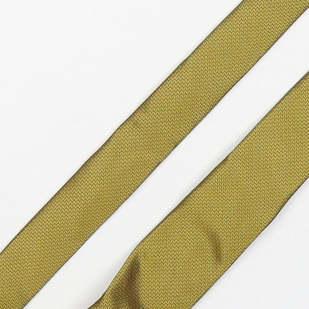 NEXT Mens Green Geometric Polyester Pointed Tie One Size