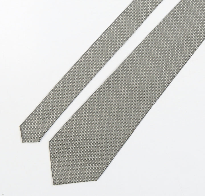 BHS Mens Multicoloured Geometric Polyester Pointed Tie One Size