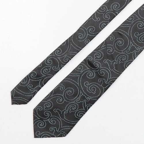 Teddy Folkes  Mens Multicoloured Paisley Silk Pointed Tie One Size