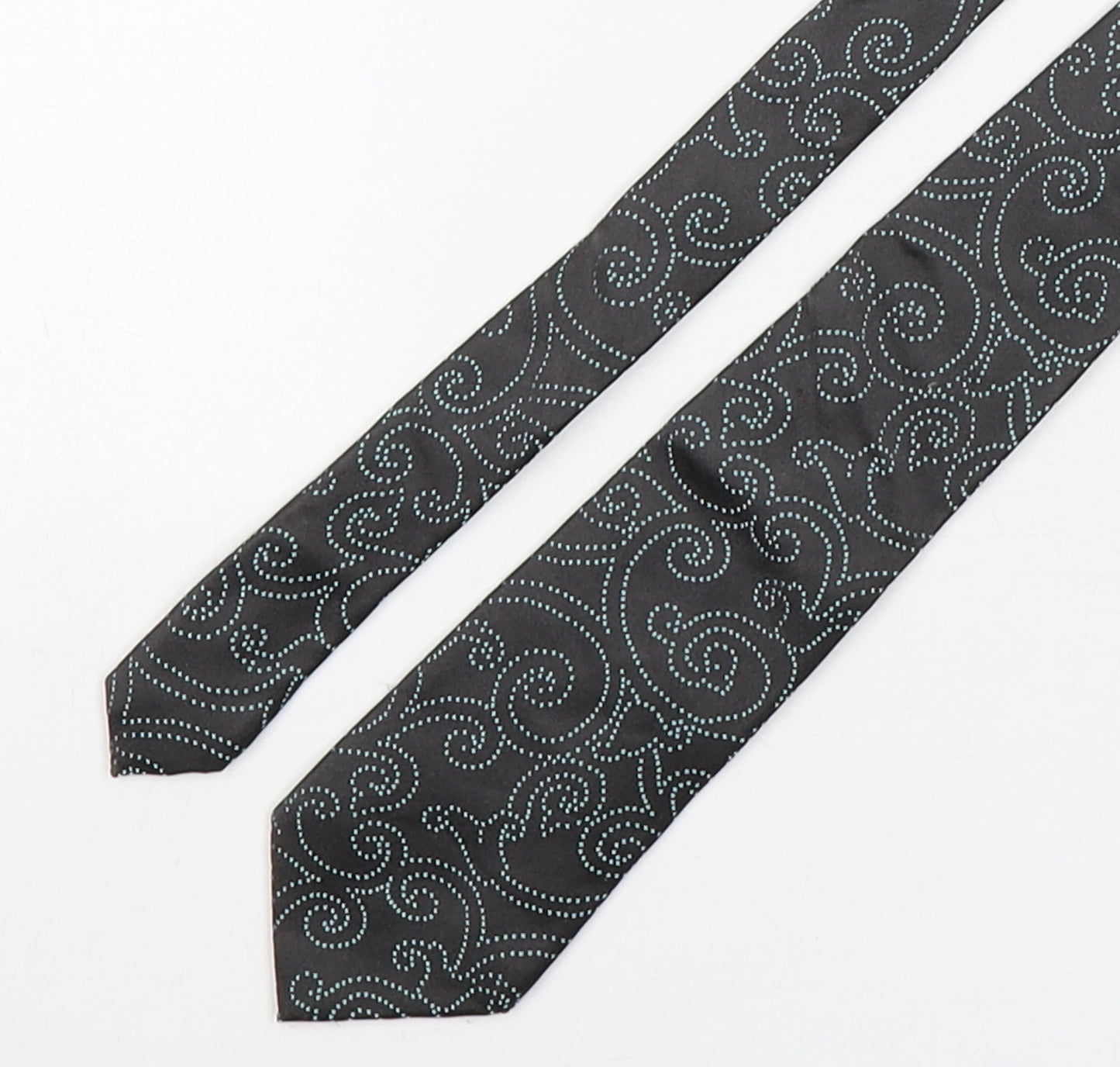 Teddy Folkes  Mens Multicoloured Paisley Silk Pointed Tie One Size