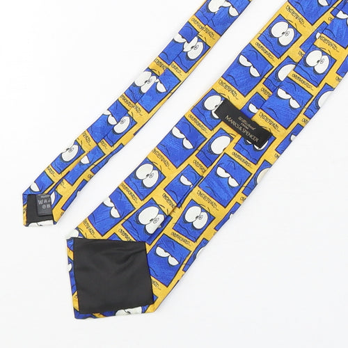 Marks and Spencer Mens Multicoloured Geometric Polyester Pointed Tie One Size