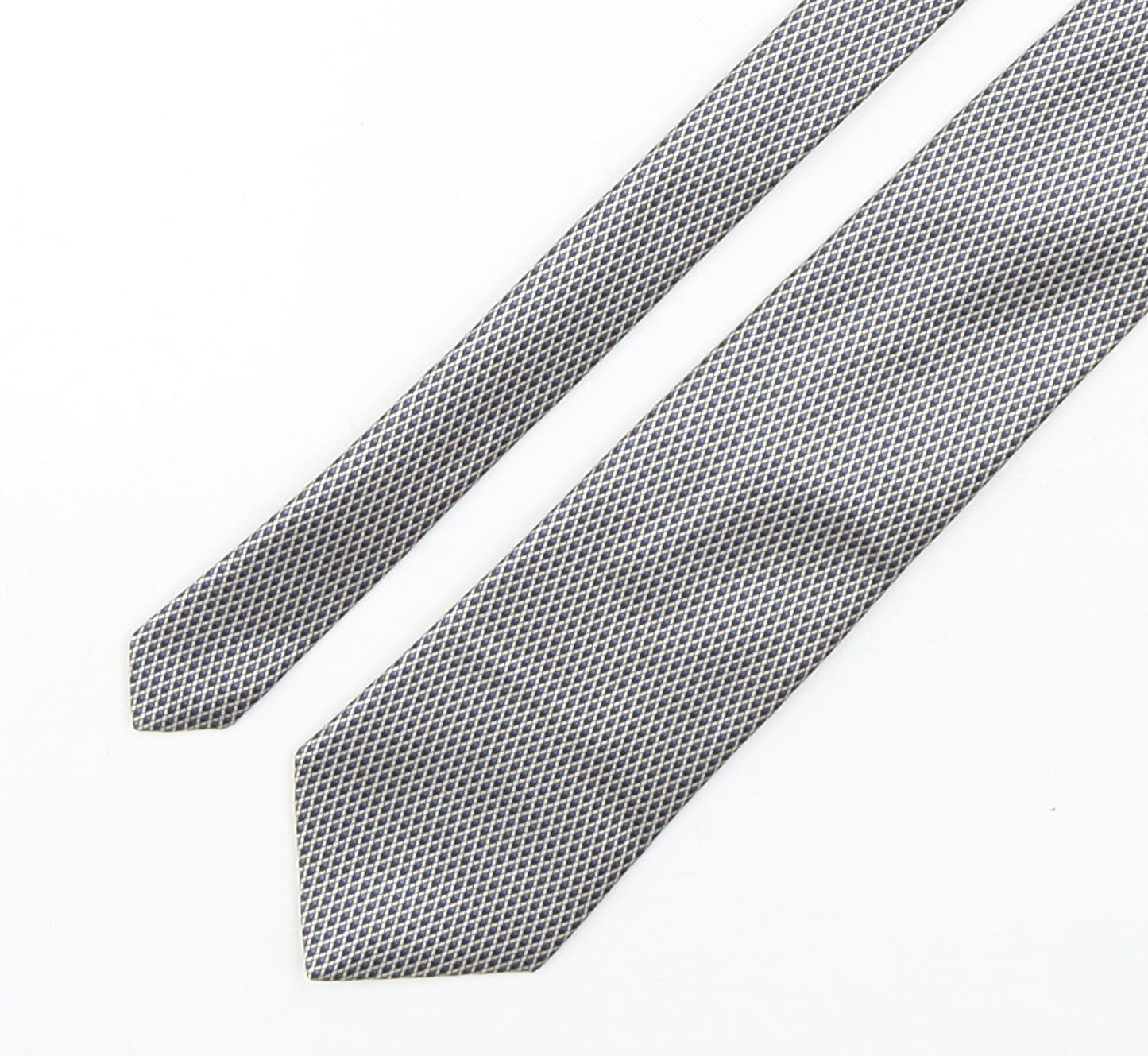 Marks and Spencer Mens Multicoloured Geometric Silk Pointed Tie One Size
