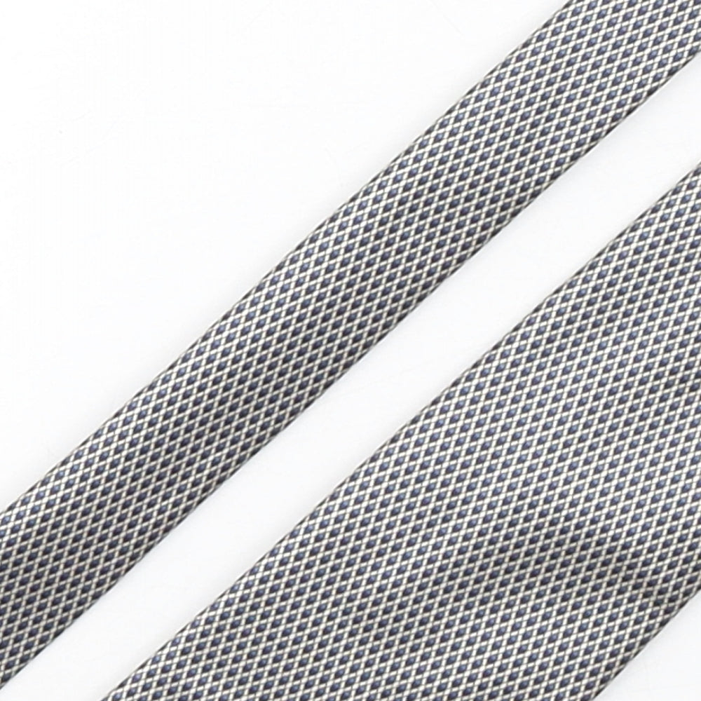 Marks and Spencer Mens Multicoloured Geometric Silk Pointed Tie One Size