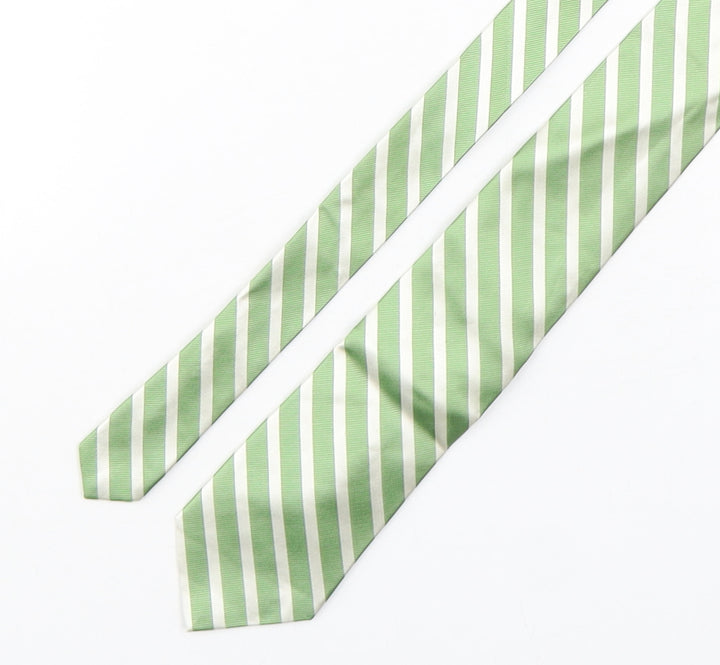 Merona Mens Multicoloured Striped Silk Pointed Tie One Size