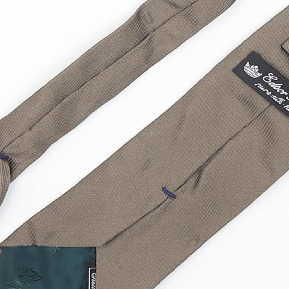 Edsor Kronen  Mens Green  Silk Pointed Tie One Size