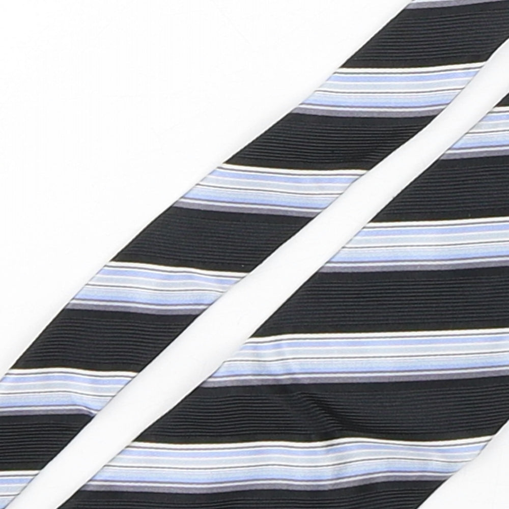 Racing Green  Mens Multicoloured Striped Silk Pointed Tie One Size