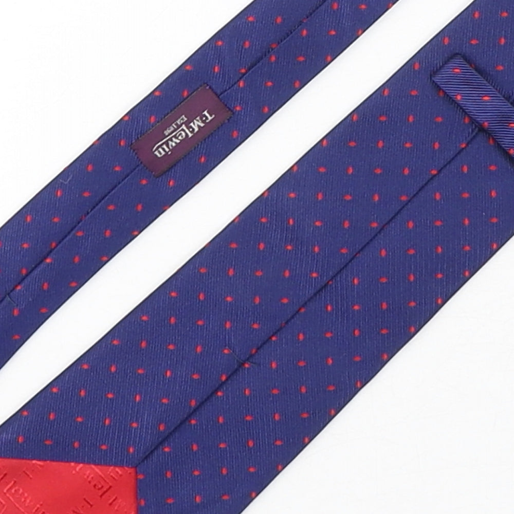 T.M.Lewin  Mens Multicoloured Geometric Silk Pointed Tie One Size