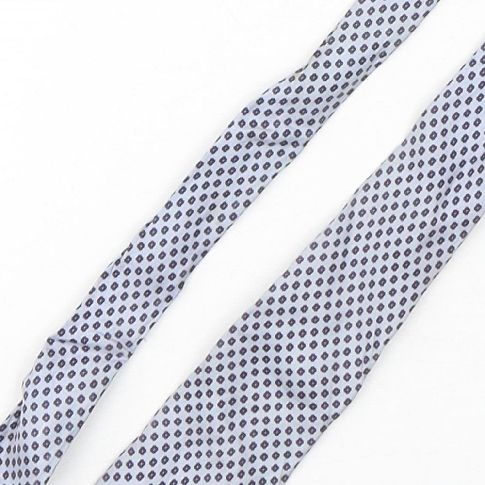 StMichael Mens Multicoloured Geometric Silk Pointed Tie One Size