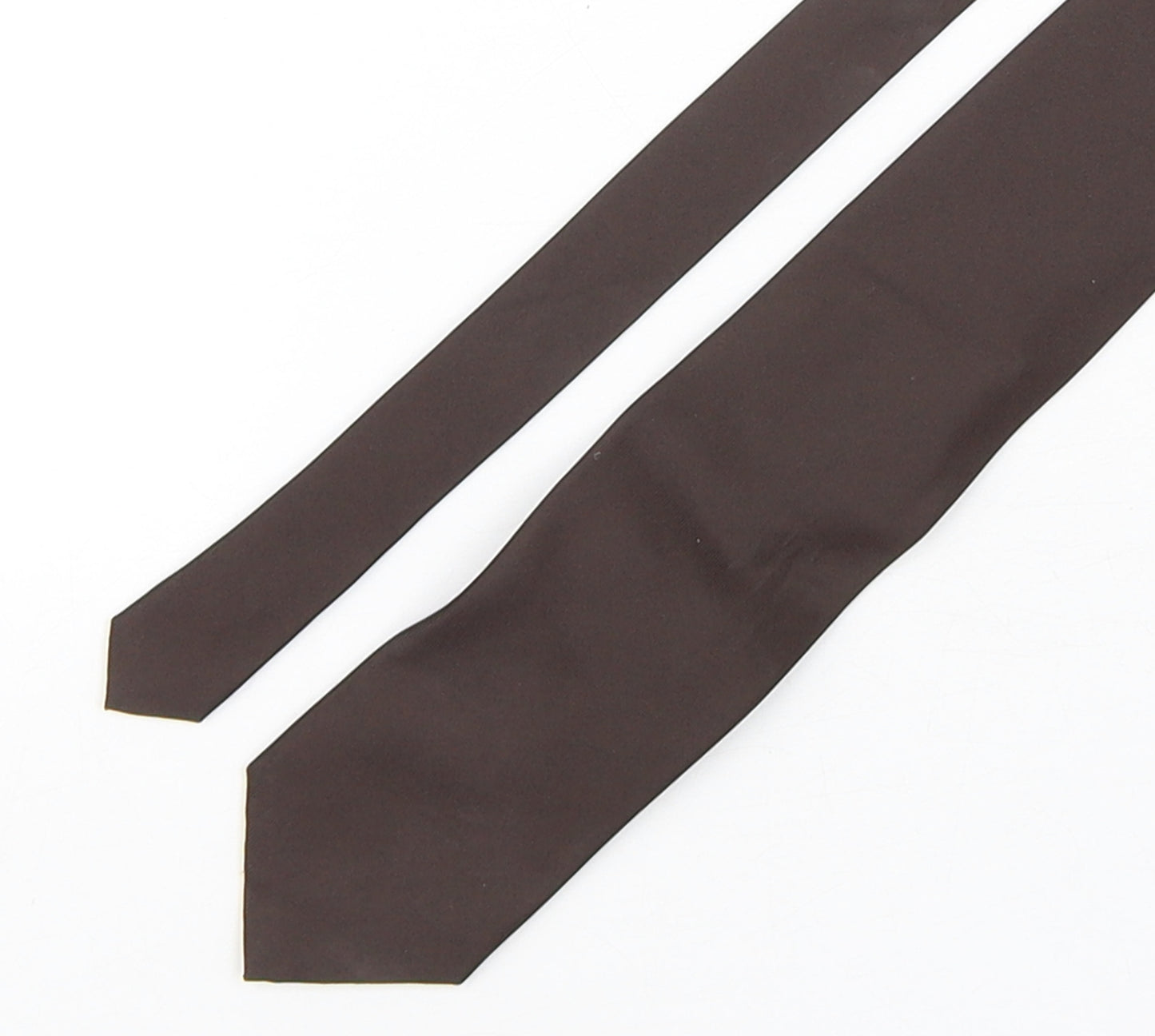 Tie Rack Mens Brown  Silk Pointed Tie One Size