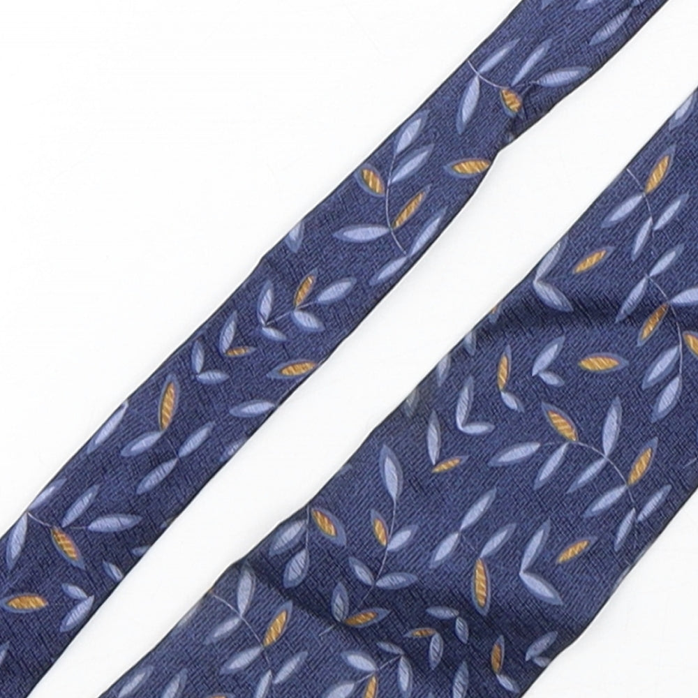 Charleston  Mens Blue Floral Silk Pointed Tie One Size