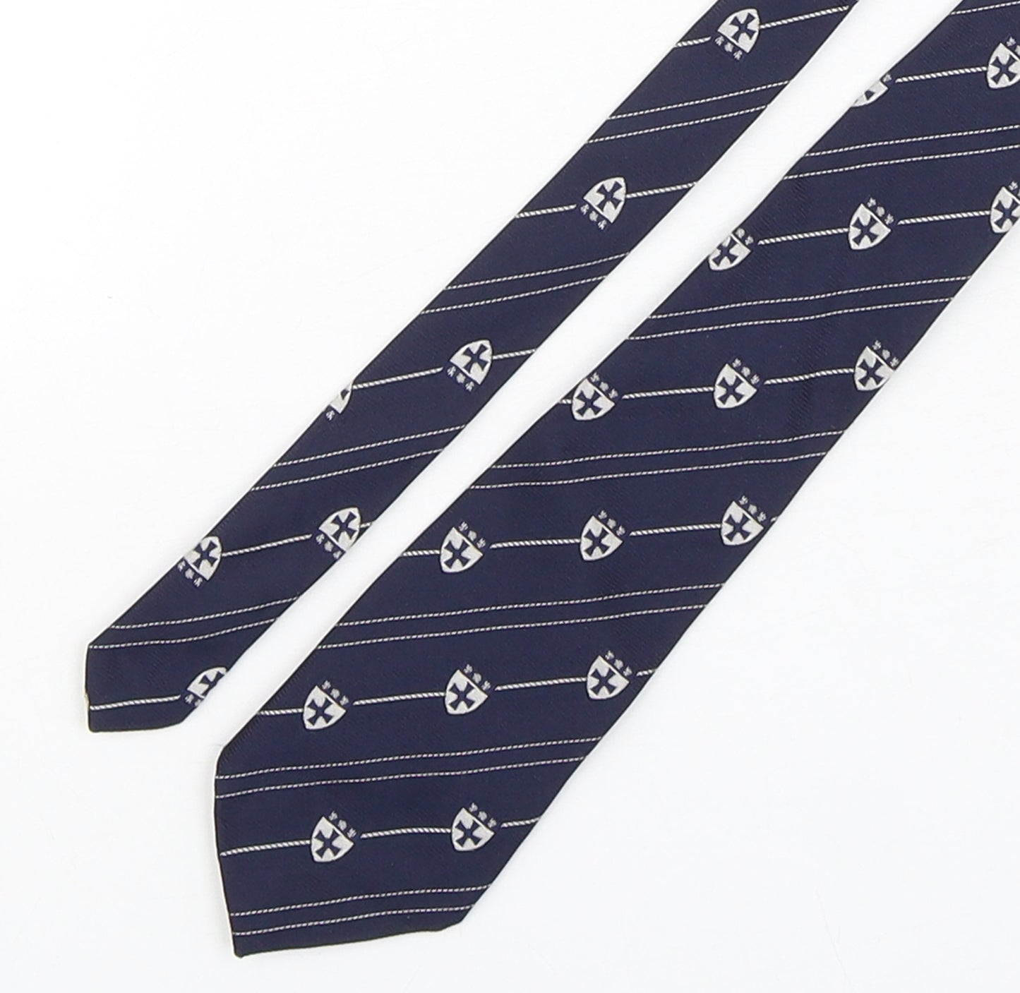 Charnwood  Mens Multicoloured Striped Silk Pointed Tie One Size