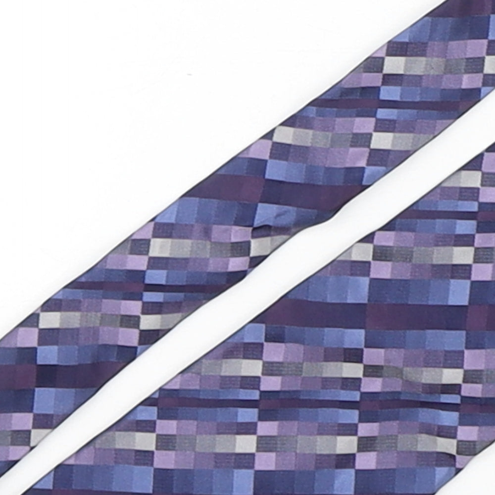 Van Heusen Mens Multicoloured Geometric Silk Pointed Tie One Size