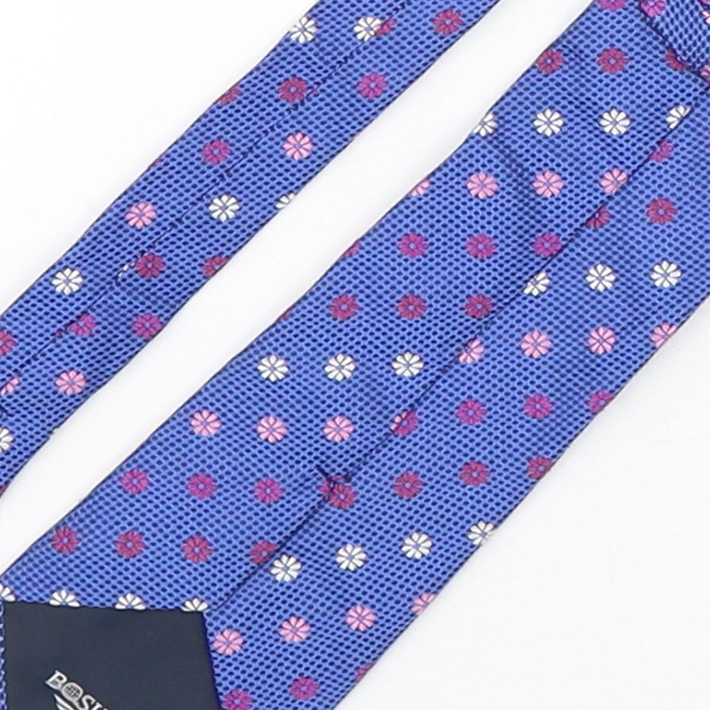 Bosideng Mens Multicoloured Floral Silk Pointed Tie One Size