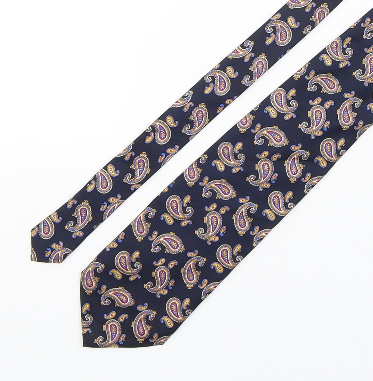 Francesco Borgia  Mens Multicoloured Paisley Silk Pointed Tie One Size