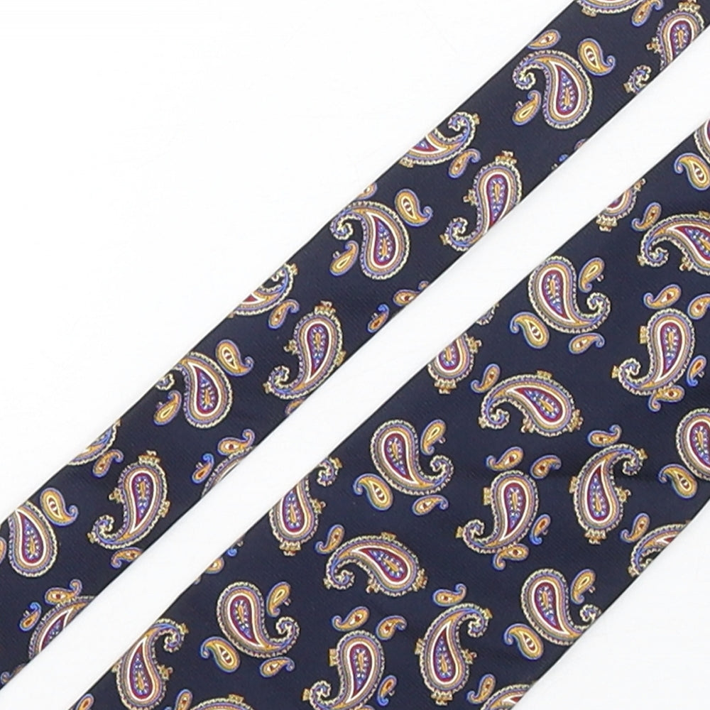 Francesco Borgia  Mens Multicoloured Paisley Silk Pointed Tie One Size