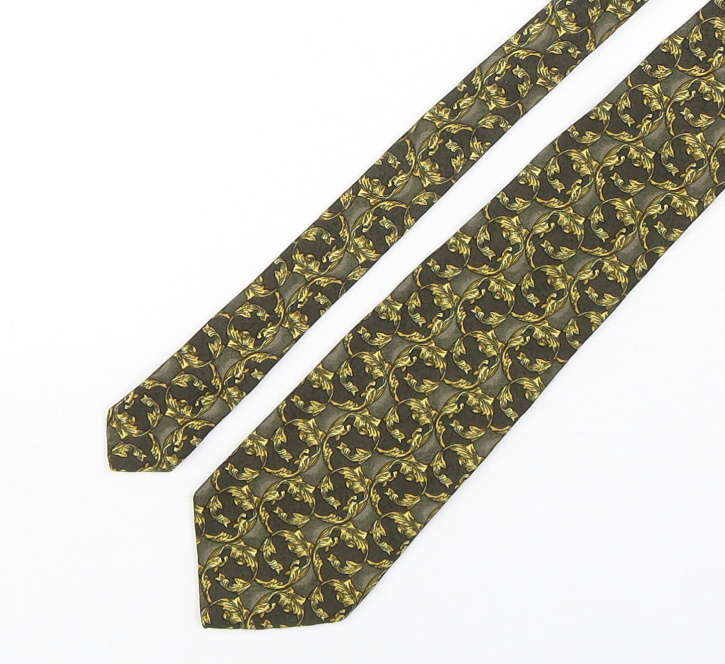 Charleston  Mens Multicoloured Geometric Silk Pointed Tie One Size