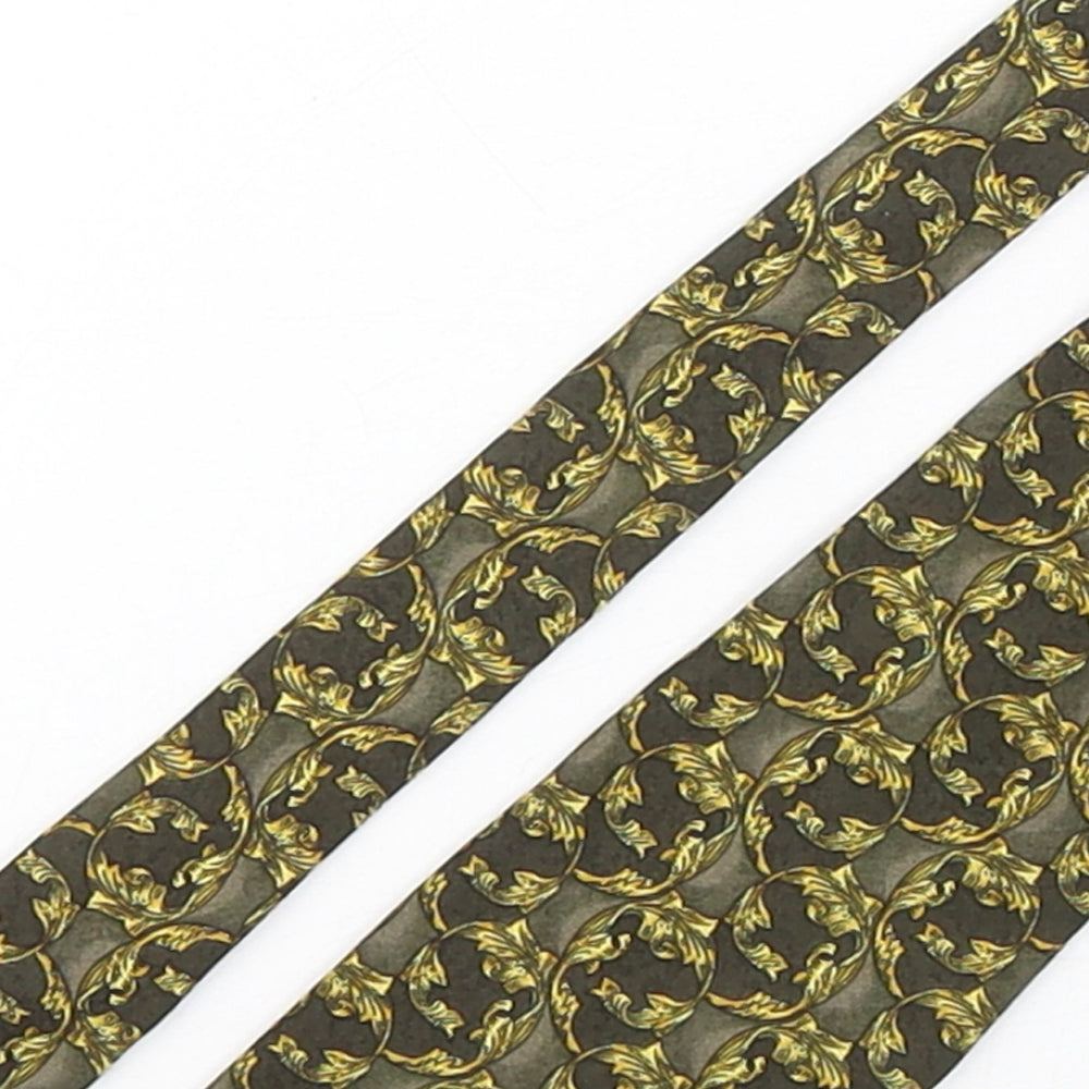 Charleston  Mens Multicoloured Geometric Silk Pointed Tie One Size