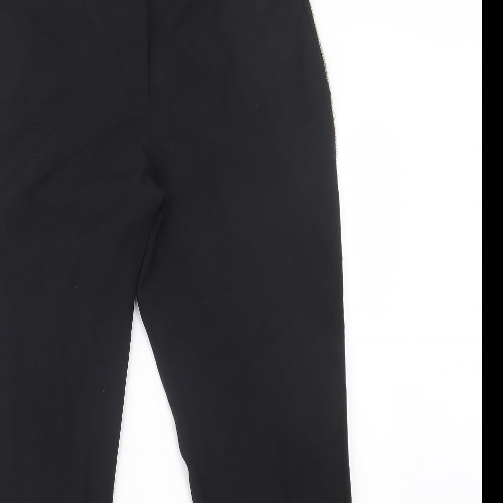 Gerard Darel Womens Black  Wool Dress Pants Trousers Size 14 L29 in Regular Button