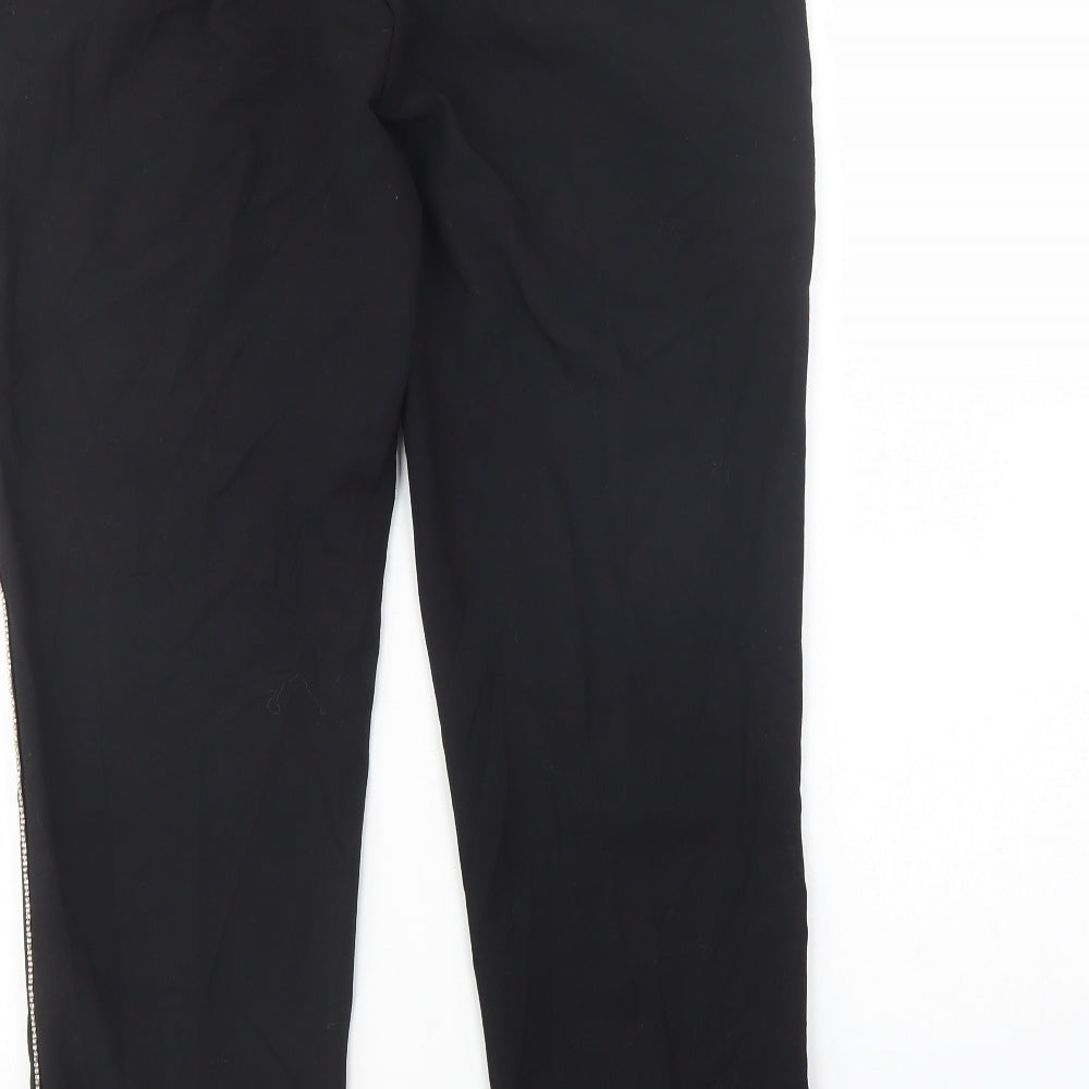Gerard Darel Womens Black  Wool Dress Pants Trousers Size 14 L29 in Regular Button