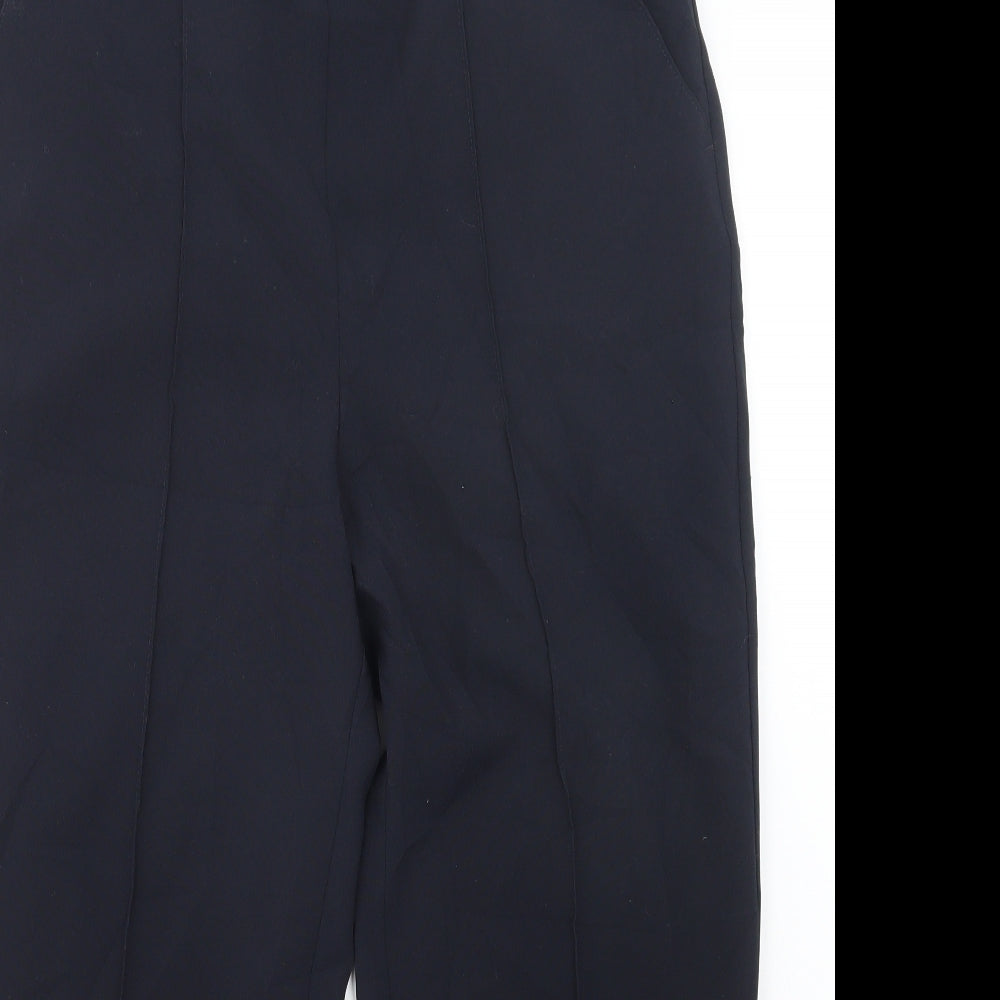 Isle Essentials Womens Blue  Polyester Trousers  Size 16 L25 in Regular