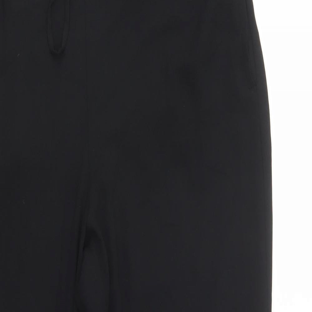 Minuet Petite Womens Black  Polyester Dress Pants Trousers Size 12 L27 in Regular Drawstring