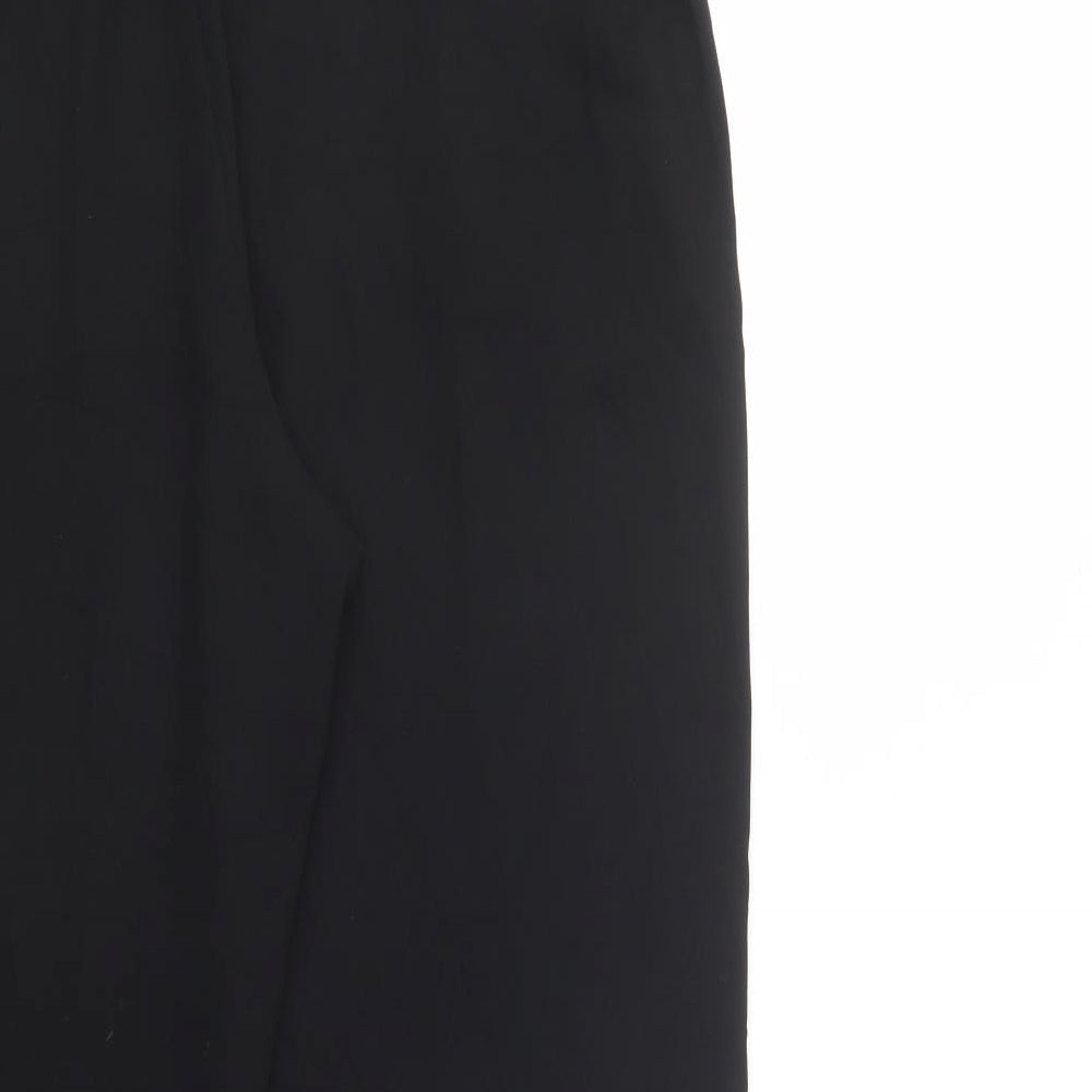 Minuet Petite Womens Black  Polyester Dress Pants Trousers Size 12 L27 in Regular Drawstring